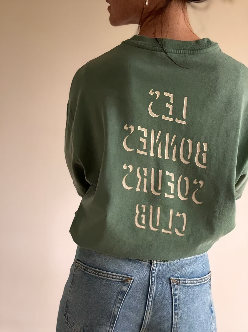 Teeshirt Basile vert délavé