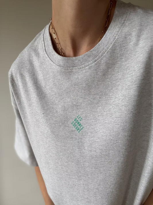 Teeshirt Basile gris chiné