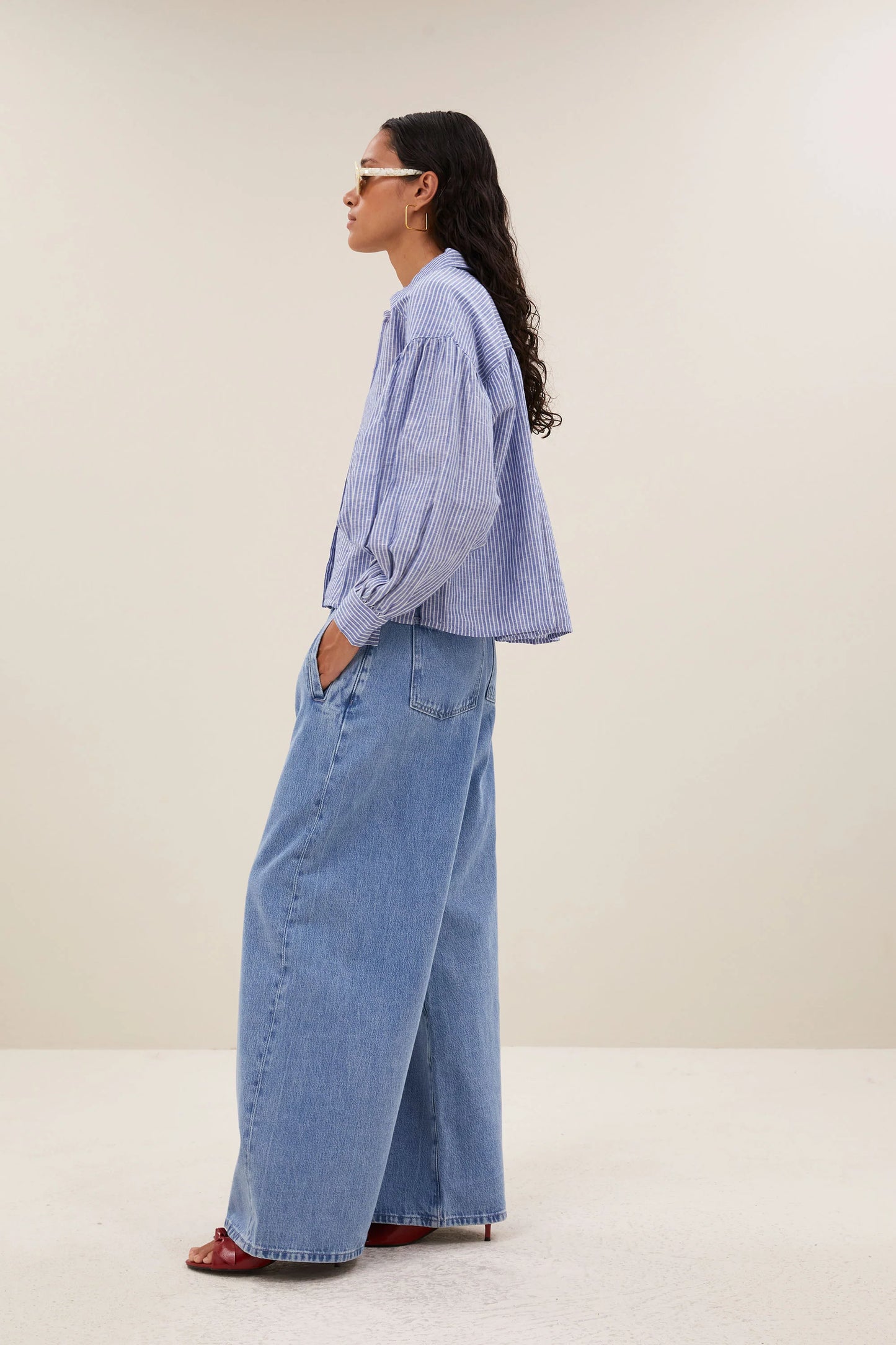 Chemise Sarah blue