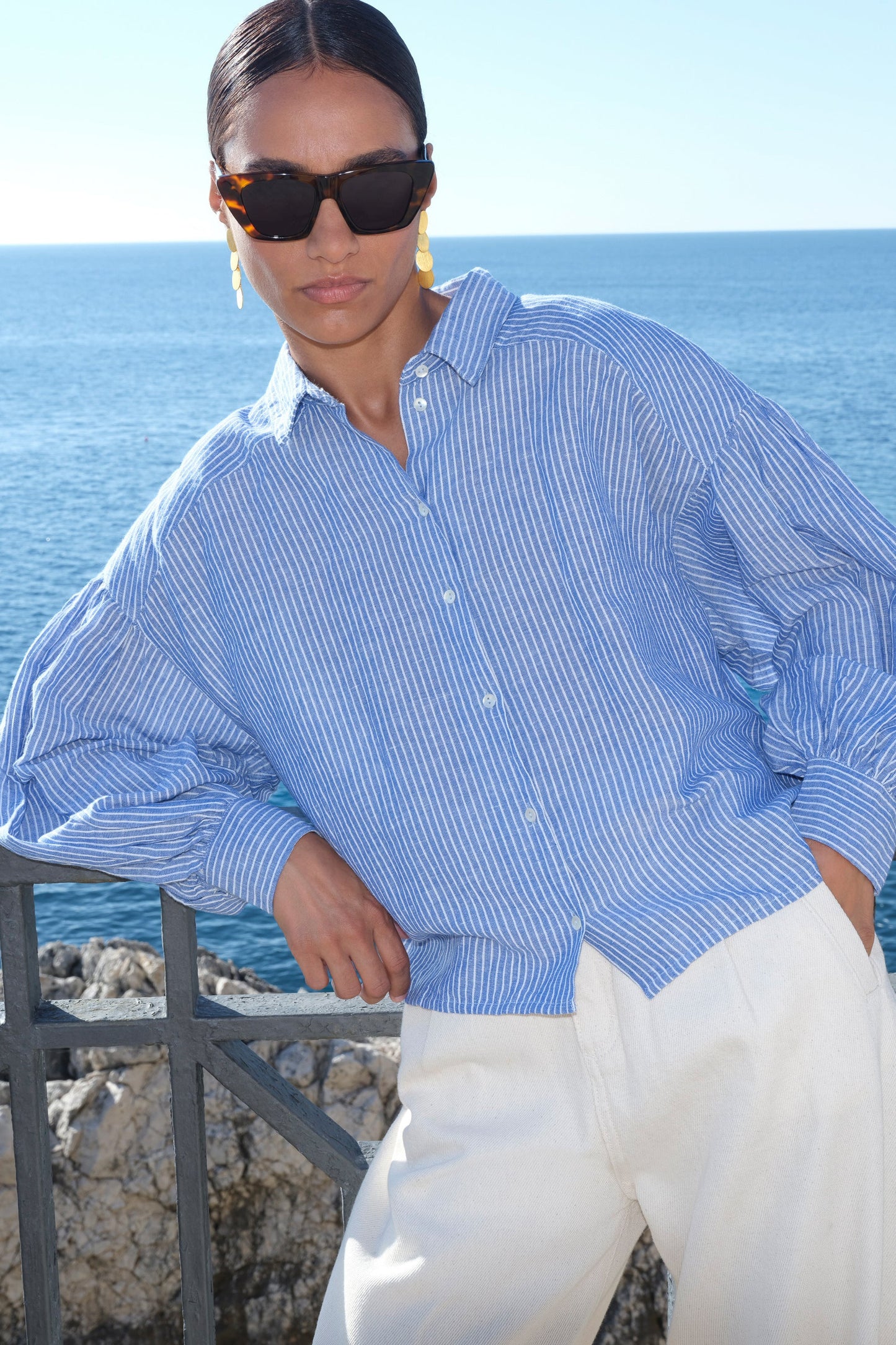 Chemise Sarah blue