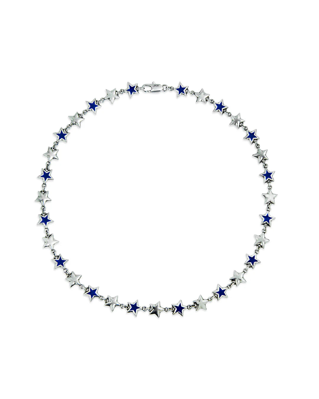Collier Enameled Stars