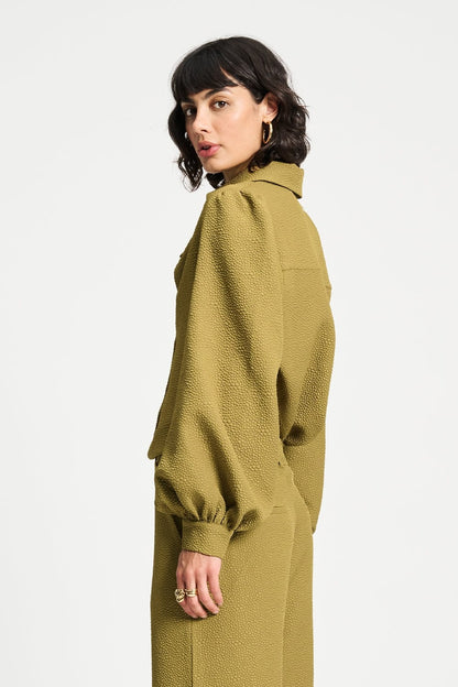 Blouse olive