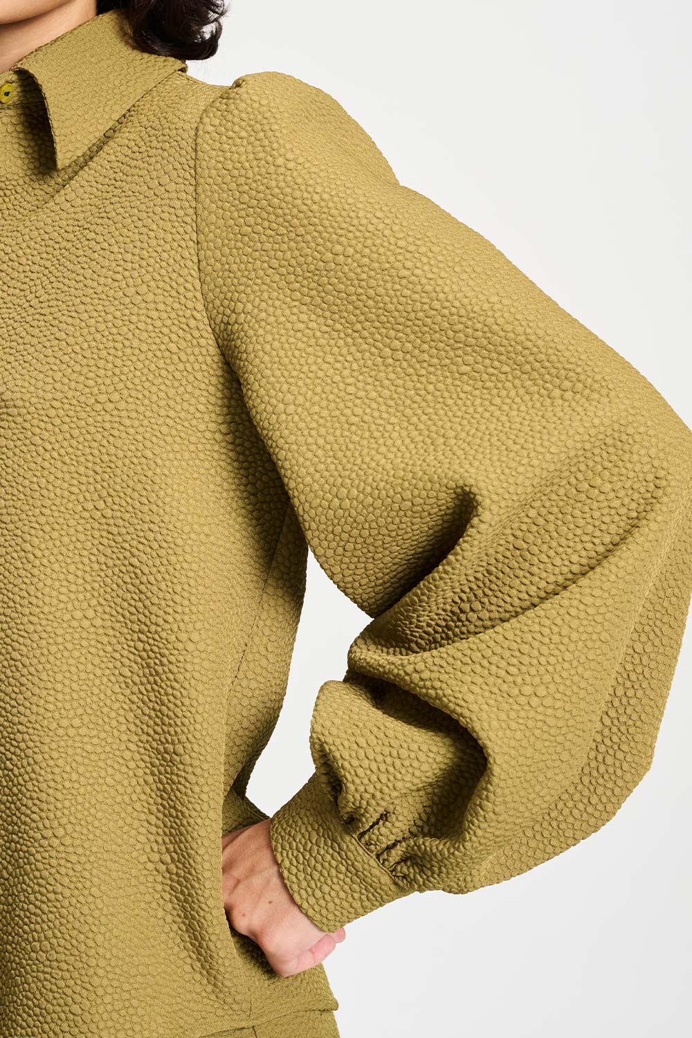 Blouse olive