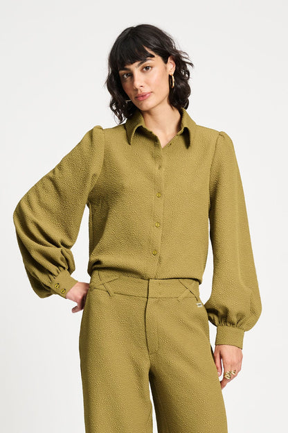 Blouse olive