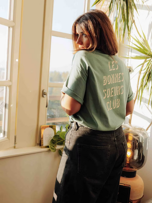 Teeshirt Basile vert délavé