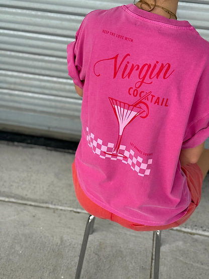 Tee-shirt Basile rose